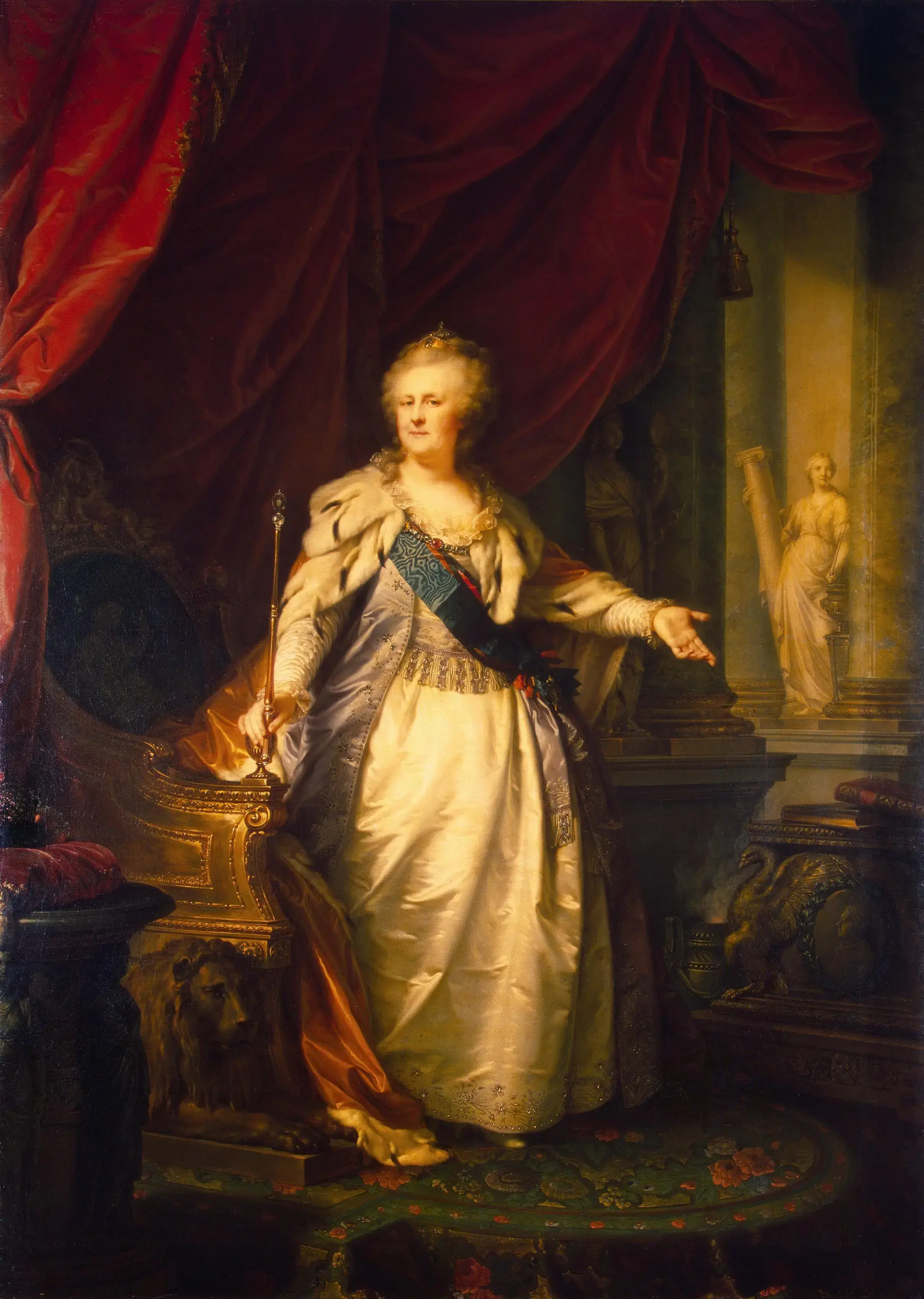 Portrait of Catherine II of Russia, by Lampi the Elder