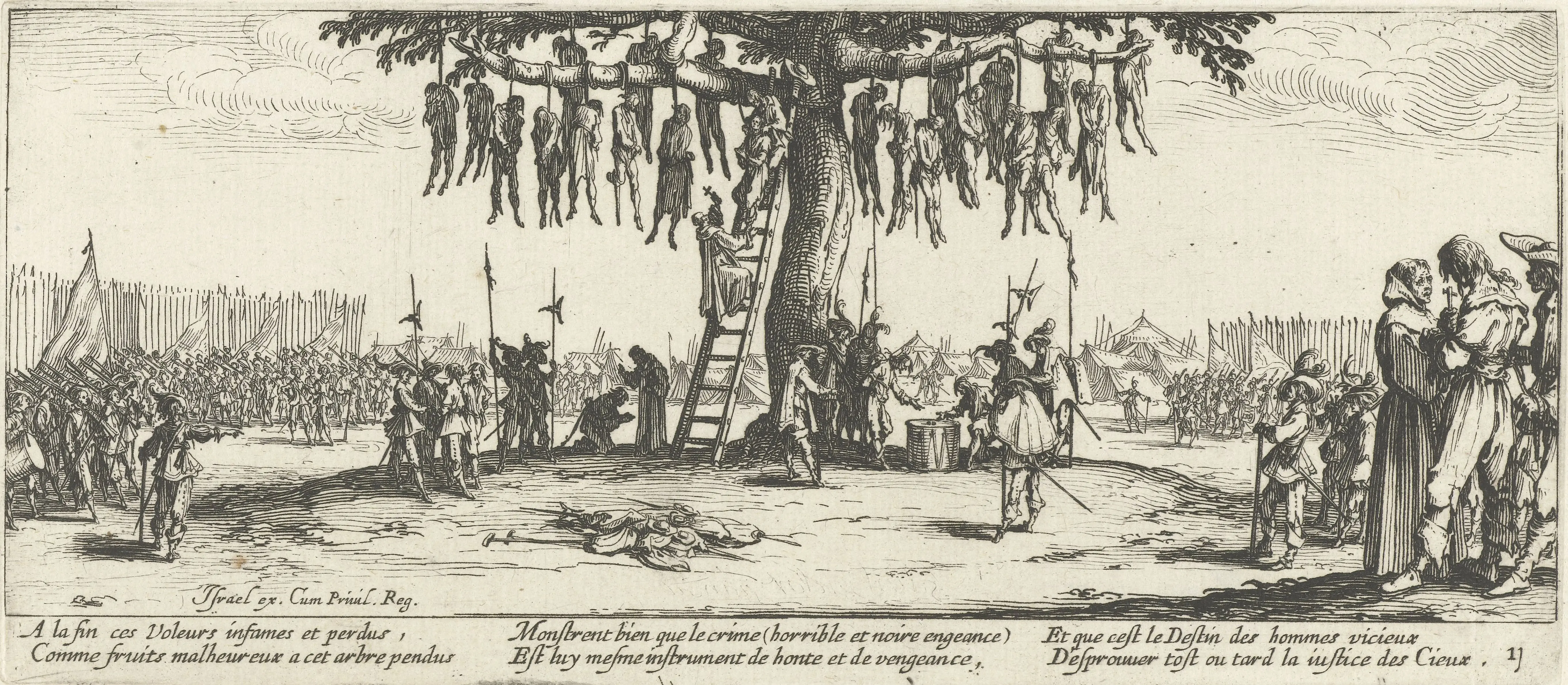 Jacques Callot: «Les pendus», 