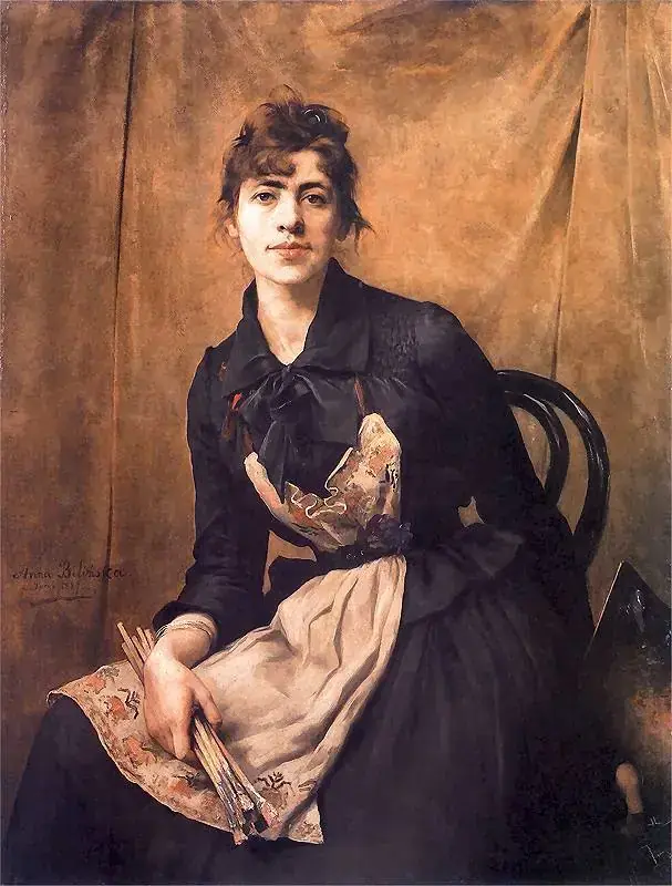 Anna Bilinska – autoportret 1887 – Sukiennice Gallery