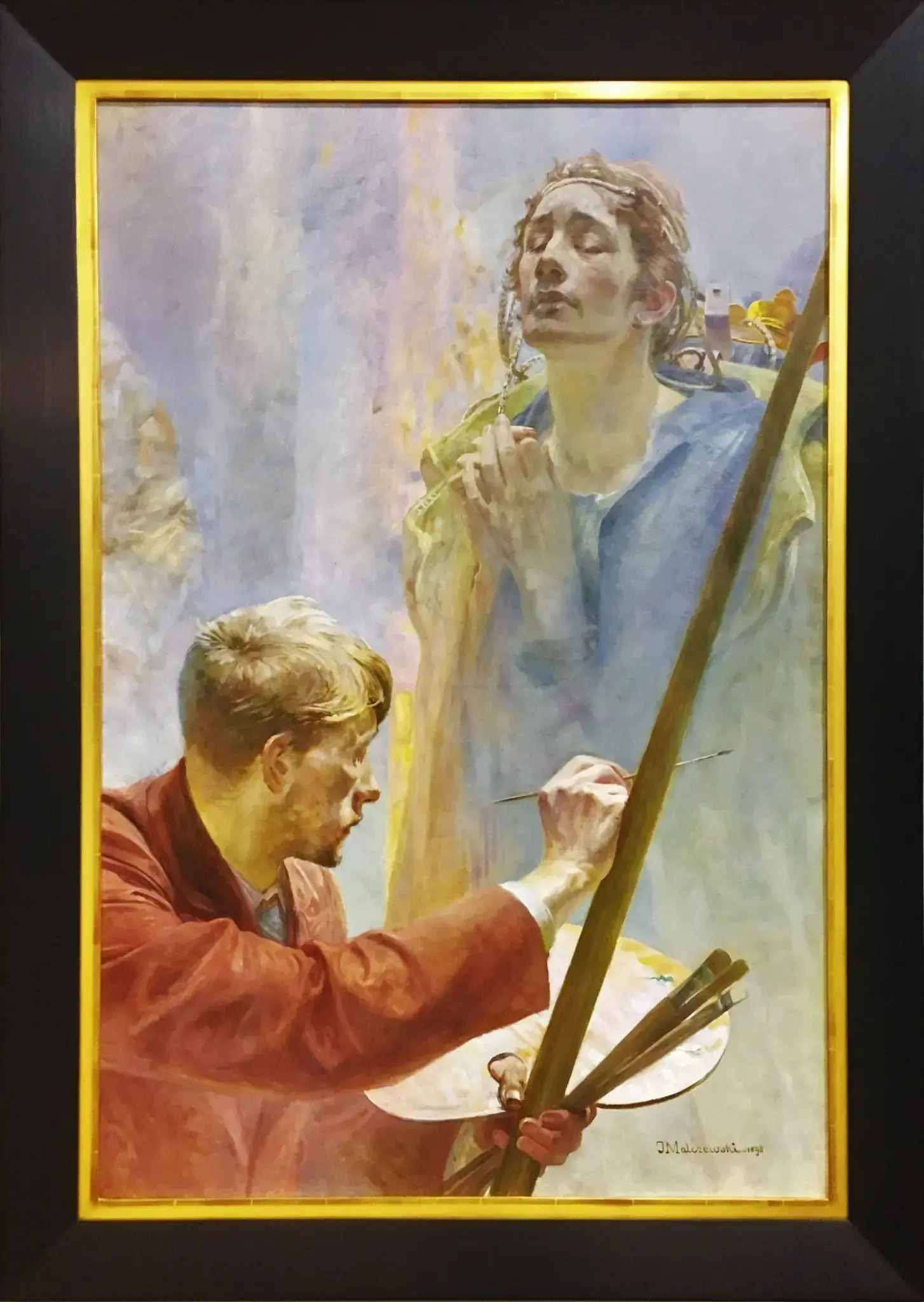 Artysta i Muza - Jacek Malczewski - Muzeum Narodowe w Poznaniu