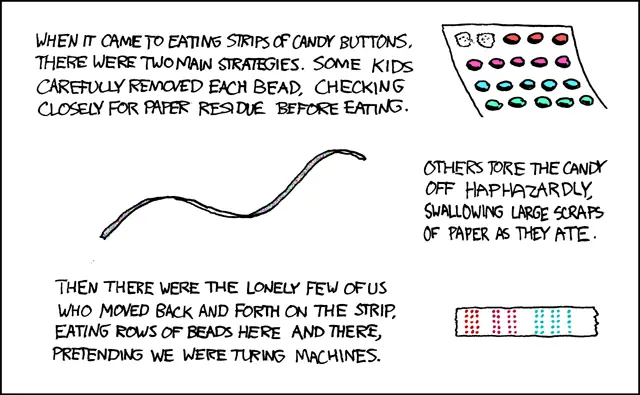 xkcd: Candy Button Paper