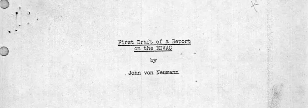 The Von Neumann Architecture, a friend and a foe