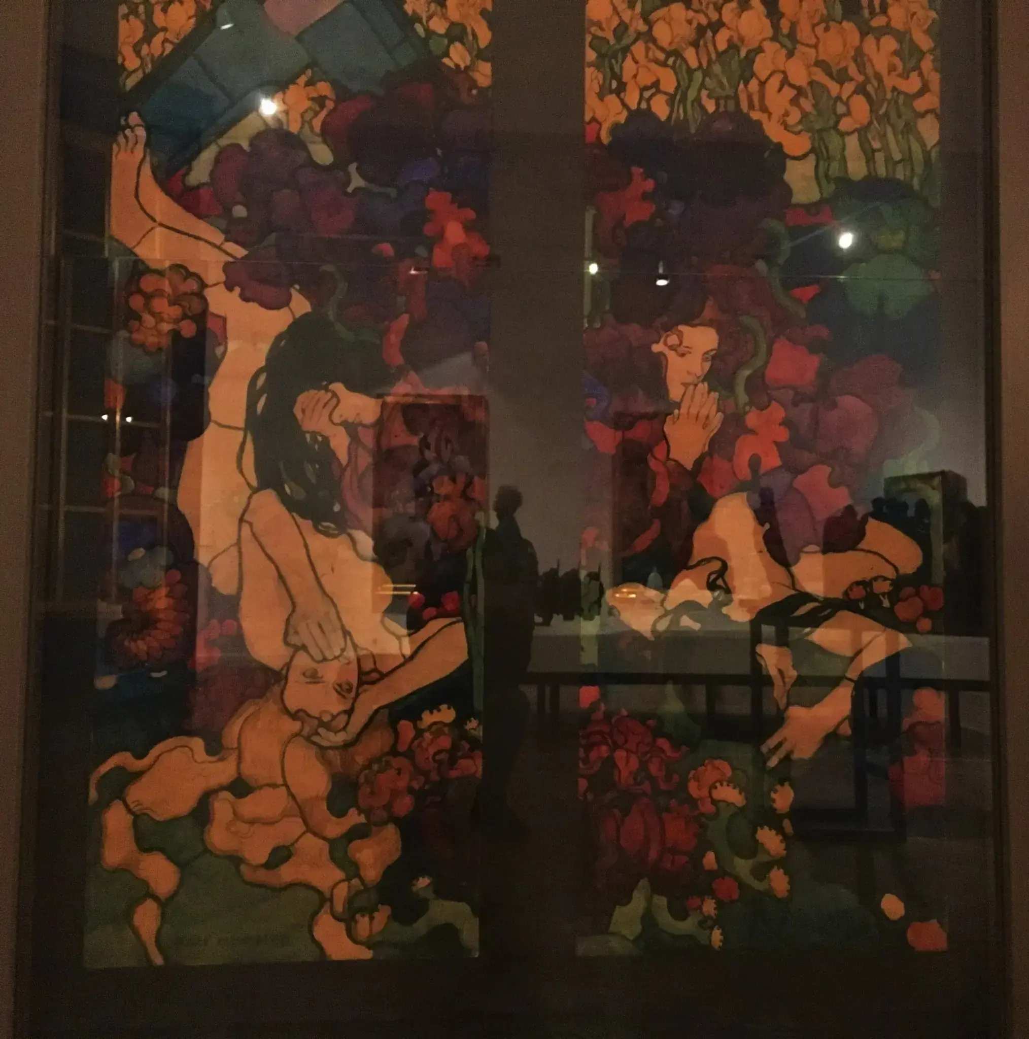 St Catherine and St Barbara - falling