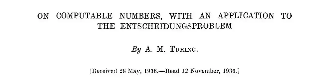 What has Turing given to us