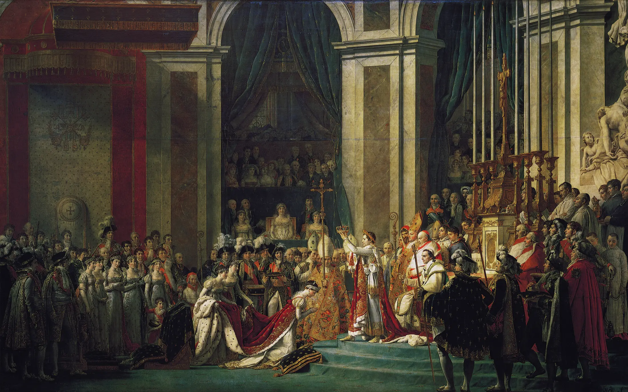 The Coronation of Napoleon, by David